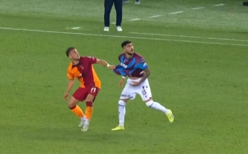 Trabzonspor-Galatasaray maçında tartışma yaratan pozisyon Penaltı mı
