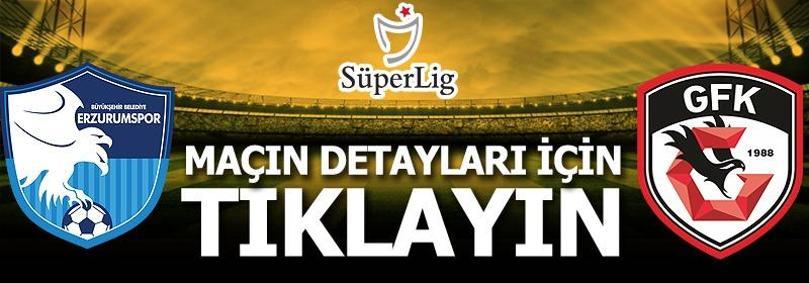 BB Erzurumspor-Gaziantep FK: 1-1