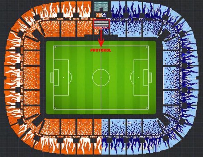 Yeni Adana Stadının koltuk sayısı ve renkleri belli oldu