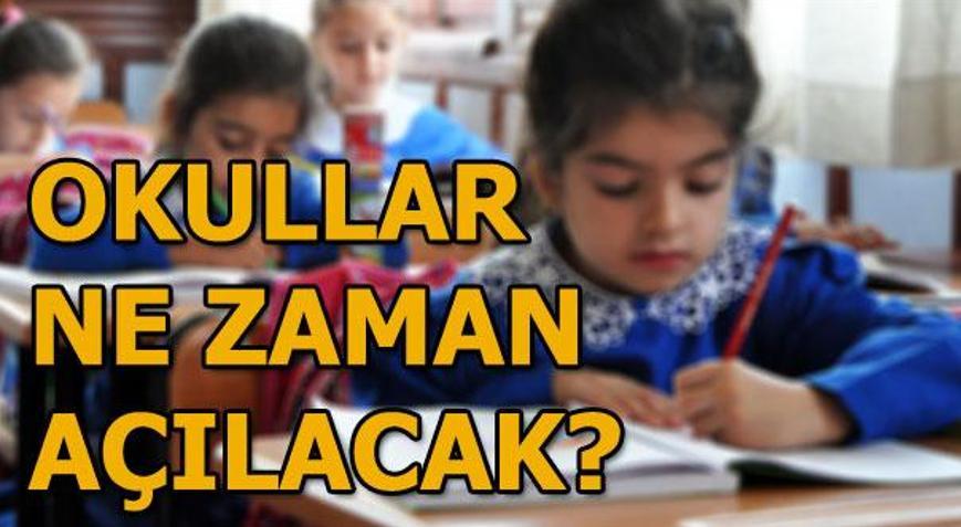 Okulların açılmasına sayılı günler kaldı MEB çalışma takvimi...