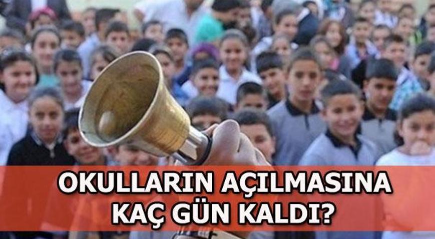 Okullar kaç gün sonra açılacak MEB okulların açılacağı tarihi duyurdu