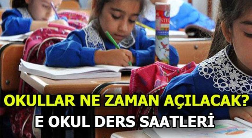 Okullar ne zaman açılacak 2018-2019 yeni eğitim dönemi