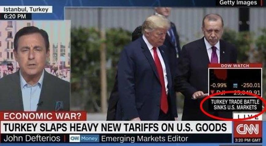 Son dakika... CNN böyle duyurdu: Türkiye ile ticaret savaşı...