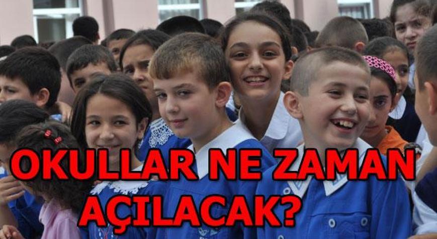 Okullar ne zaman açılacak 2018 Ders zili ne zaman çalacak
