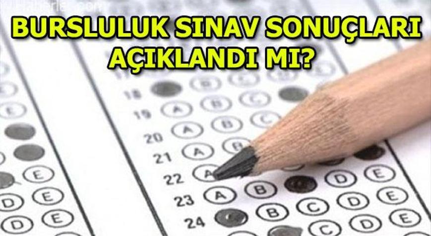Bursluluk sınavı sonuçları ne zaman açıklanacak