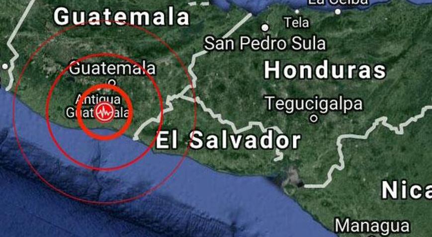 Guatemalada 5,6 büyüklüğünde deprem