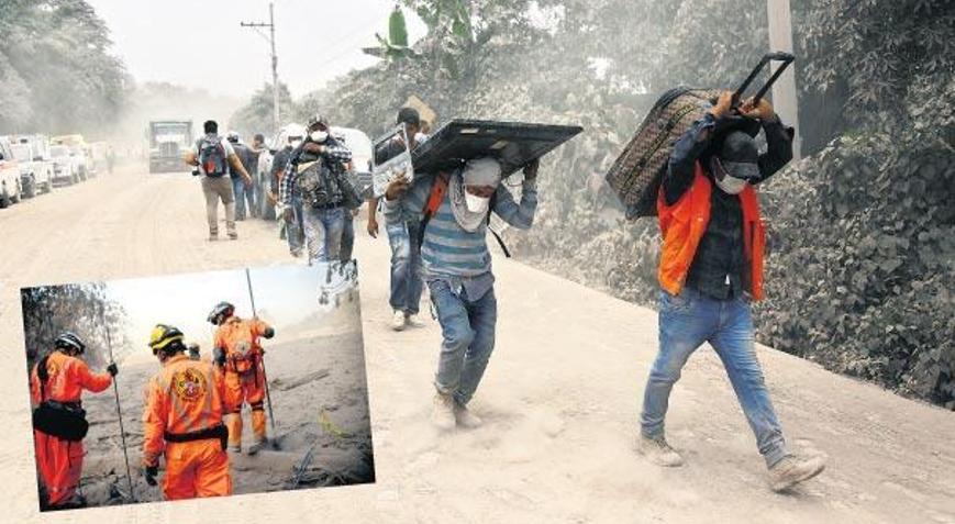 Küllerin arasında ceset arıyorlar