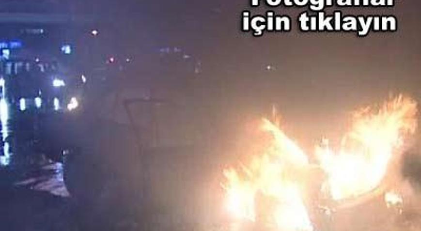 Alkollü sürücü benzin ile suyu karıştırınca...