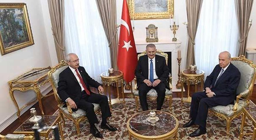 Başbakanlık Konutundaki liderler zirvesi 3 saat sürdü