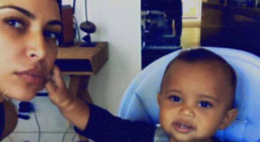 Kim Kardashianın oğlu Saint Weste beğeni yağmuru