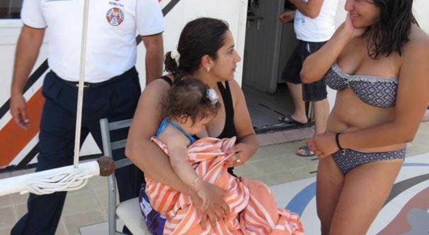 Melda bebek kurtarıldığında uyuyormuş