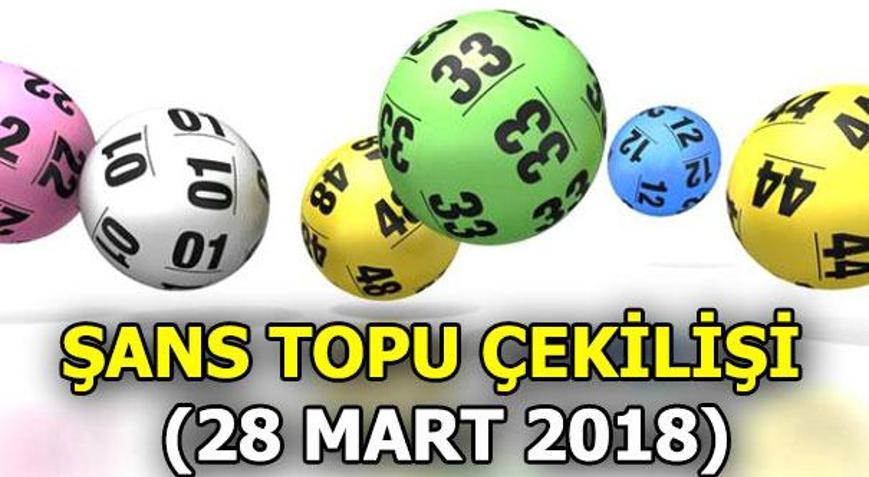 Şans topu çekilişi sonuçları açıklandı - 28 Mart 2018
