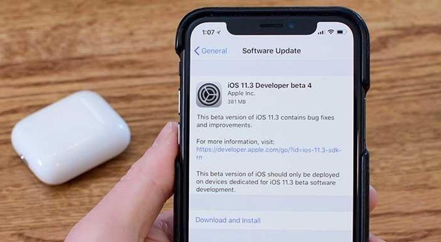Apple, iOS 11.3 Beta 4ü yayınladı
