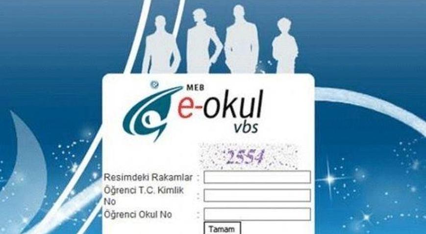 E-okul VBS üzerinden öğrenciye ait tüm okul bilgilerine erişim ...
