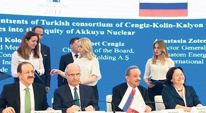 Nükleer santrale Türk ortak geldi