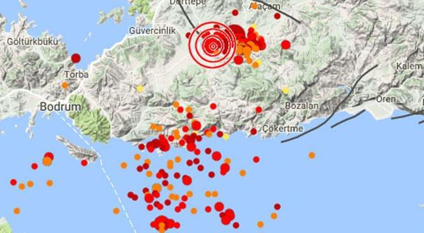 Son Dakika... Bodrum'da Deprem! Yine Sallandı... - Son Depremler - Son ...