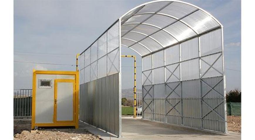 Sınır kapılarına araç dezenfeksiyon sistemi çalışmaları