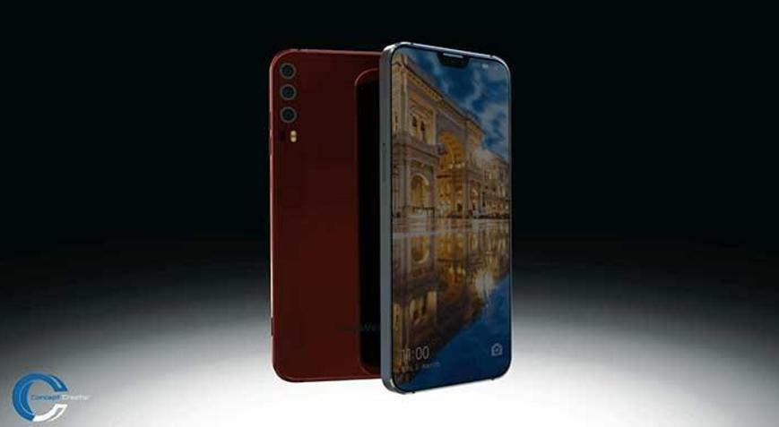 Huaweiden iPhone X benzeri P11 X konsepti