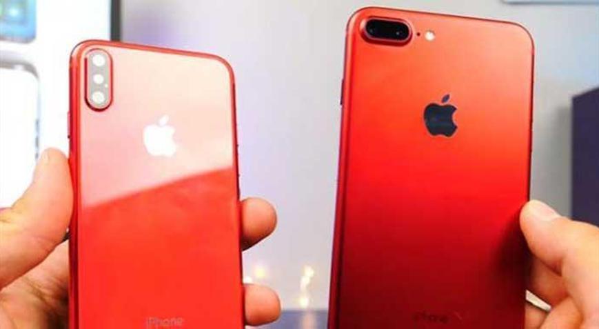 Kırmızı renkli iPhone X gün yüzüne çıktı