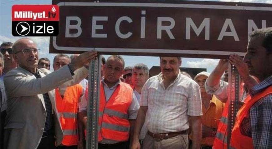 Kürtçe tabelayı Bakan astı