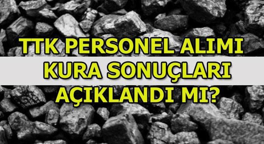 Türkiye Taşkömürü kura sonuçları açıklandı mı (TTK işçi alımı)