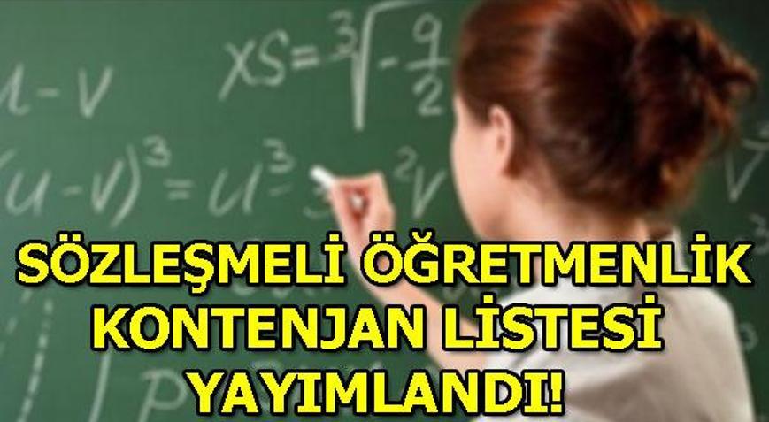 Sözleşmeli öğretmen tercihi nasıl yapılır Tercihler ne zaman bitiyor