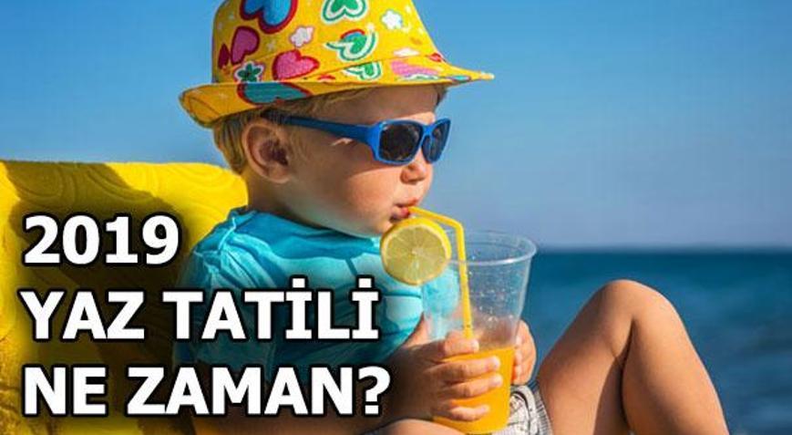 Okullar ne zaman kapanıyor 2019 yaz tatili ne zaman başlayacak