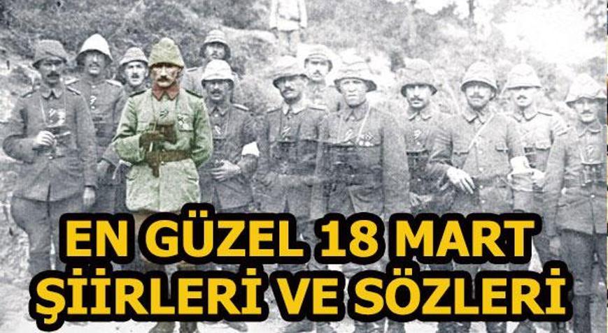 En güzel Çanakkale Zaferi şiirleri ve sözleri - 18 Mart Çanakkale Zaferi ve Şehitleri Anma Günü