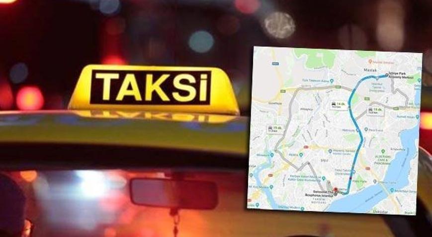 10 kilometrelik mesafeye 213 TL alan taksiciden inanılmaz savunma