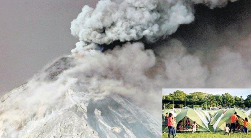 4 bin kişiye Ateş Volkanı tahliyesi