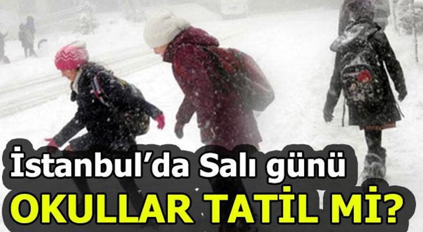İstanbulda okullar yarın tatil olacak mı Valilik açıklama yaptı mı