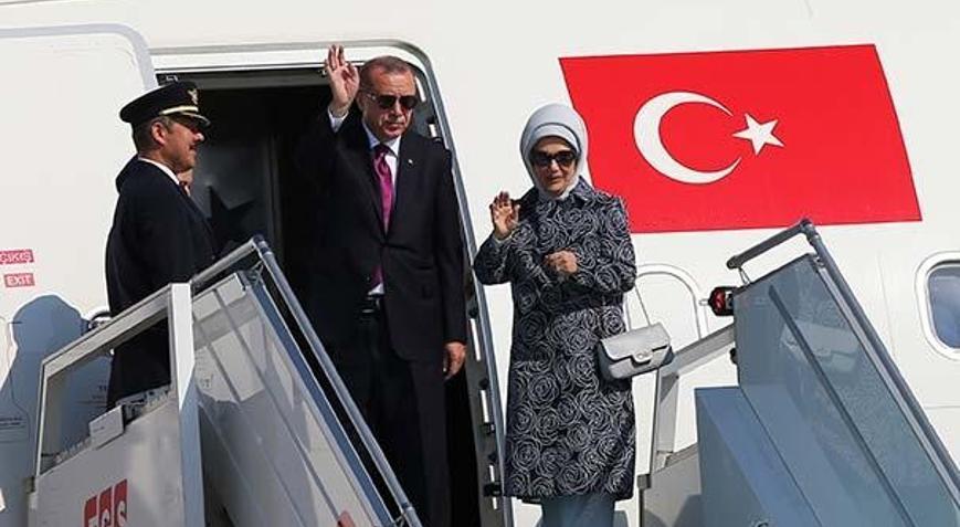 Cumhurbaşkanı Erdoğan Rusyaya gitti