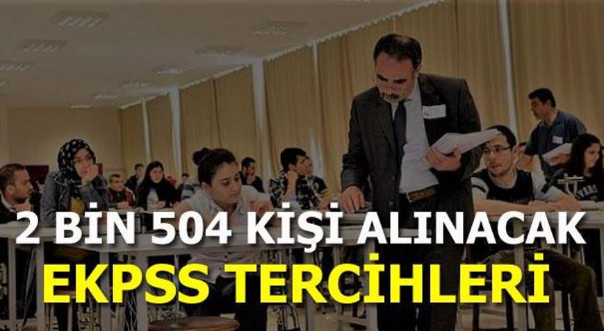 EKPSS tercihleri başladı EKPSS tercihleri nasıl yapılır