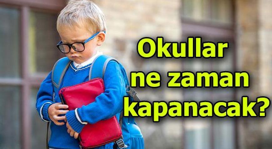 Okullar ne zaman kapanıyor MEB karnelerin alınacağı günü açıkladı