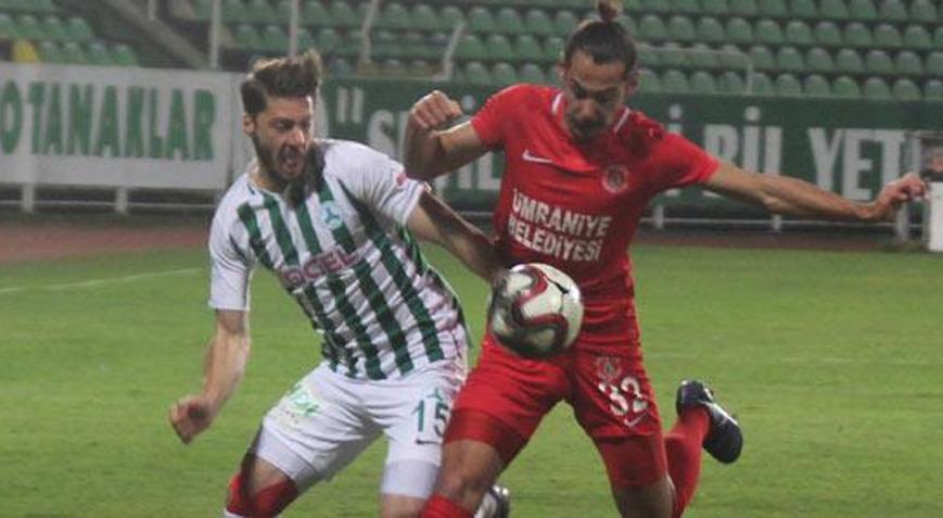 Giresunspor - Ümraniyespor: 1-1
