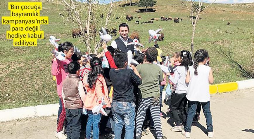Bin çocuğun yüzü bayramda gülsün