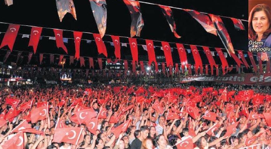 10 bin Aydınlı tek yürek oldu