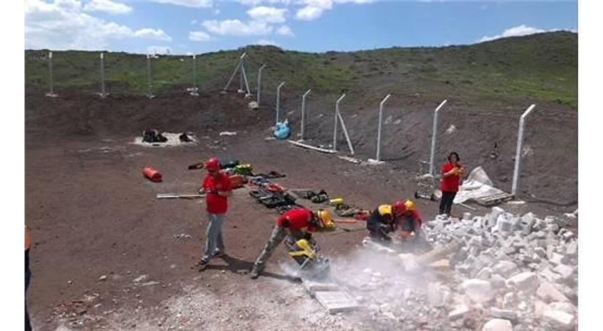 ENKAZ ALANINDA EĞİTİM TATBİKATI