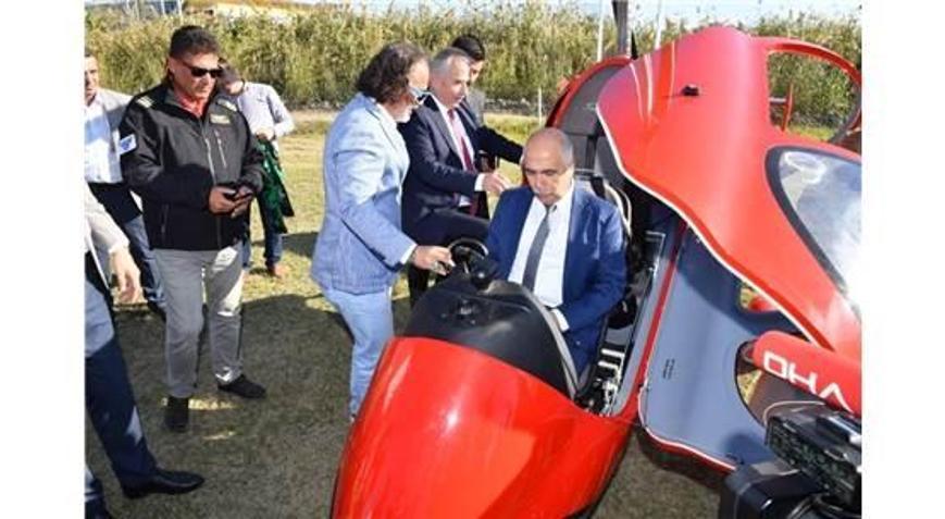 Denizli Protokolü Hava Taksiyle Cumhuriyet Uçuşu Yaptı