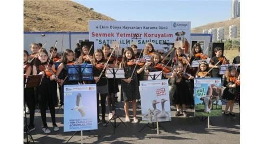 Çankayada Hayvanları Koruma Günü Konseri