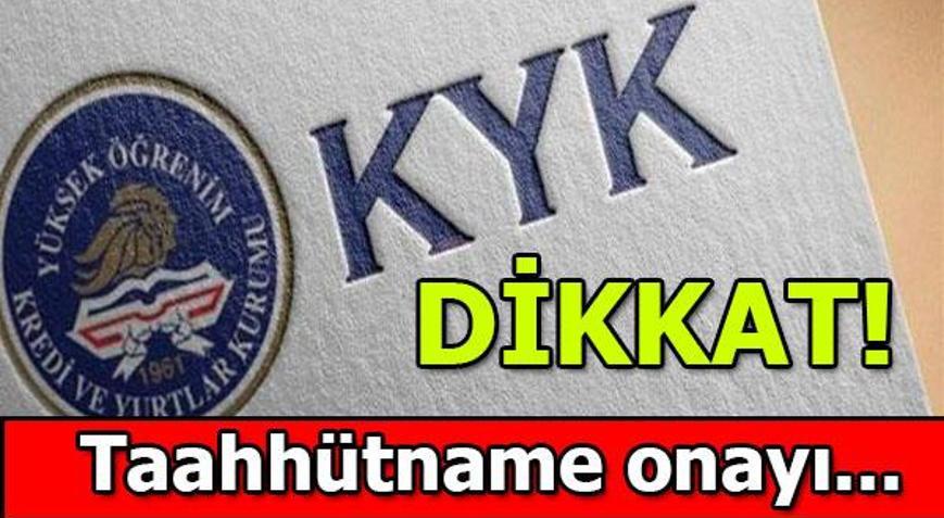 Taahhütname nedir Taahhütname vermeyen öğrenciler burs-kredi alır mı