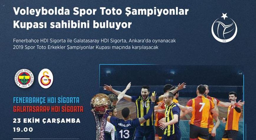 Erkekler Şampiyonlar Kupasında F.Bahçe ve G.Saray karşı karşıya