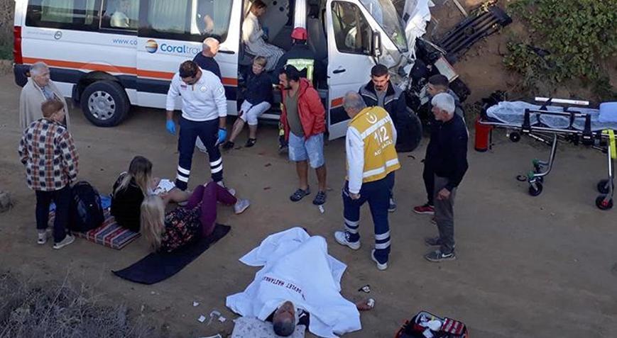 Turistler hayatlarının şokunu yaşadı Dağıldılar...