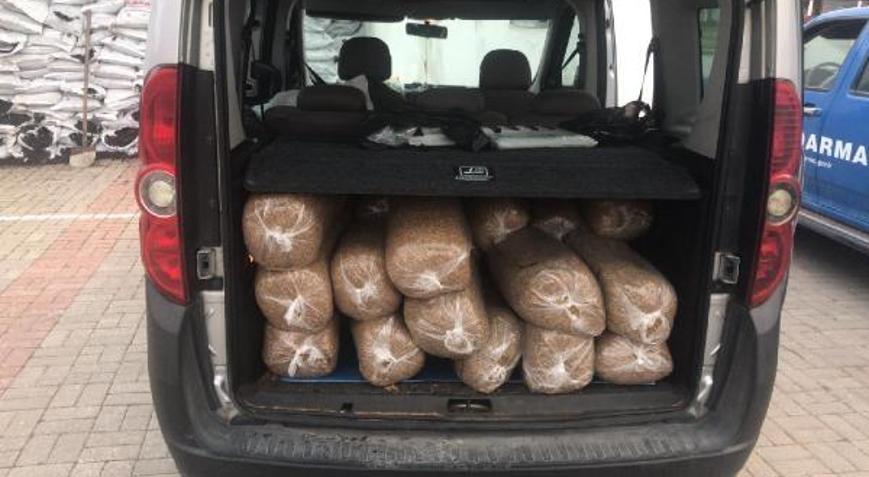 Jandarmadan kaçak tütün operasyonu