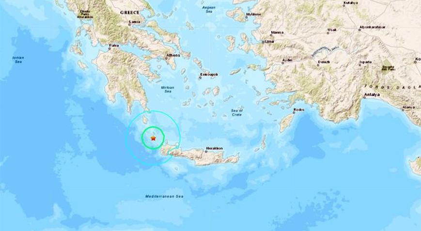 Son dakika... Yunanistanda 6 büyüklüğünde deprem