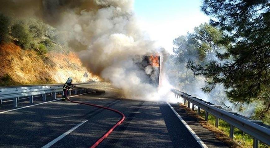 Yer: Muğla... Alev  topuna döndü