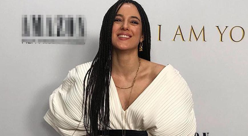 Cansu Tosun yeni imajı ile New Yorkta