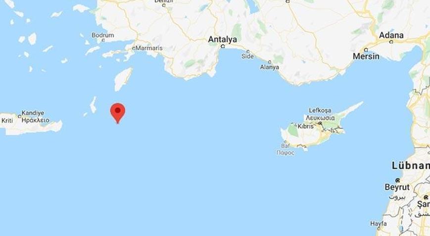 Son dakika Akdenizde korkutan deprem...