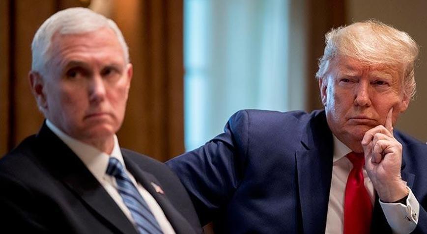 Trumpa büyük şok O salonda bir kişide koronavirüs tespit edildi