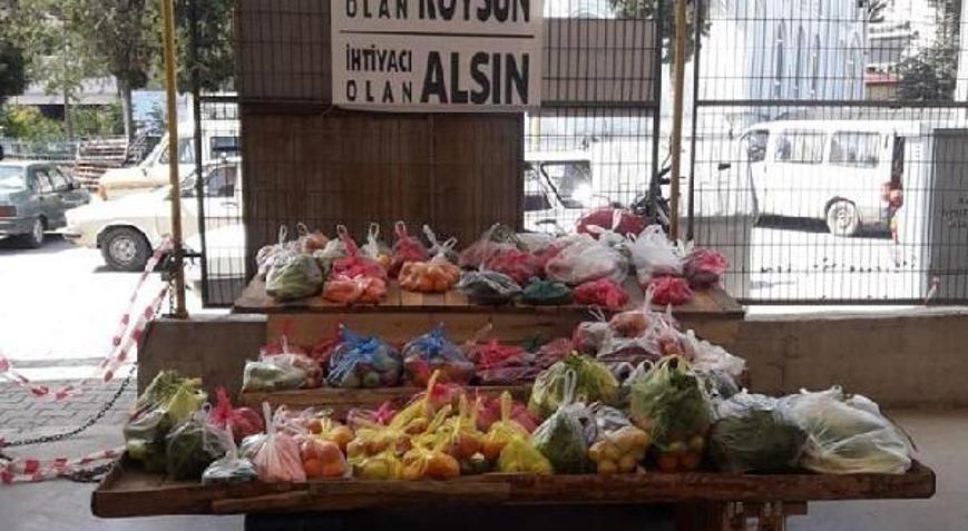 Esnaflardan İmkanı Olan Koysun, İhtiyacı Olan Alsın kampanyası